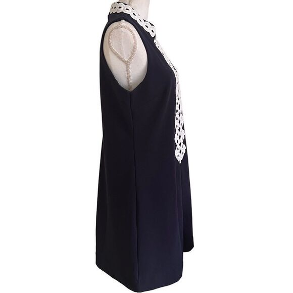 Lilly Pulitzer Callista Ottoman Sheath Dress in Navy Large NEW MSRP $168 - Picture 4 of 9